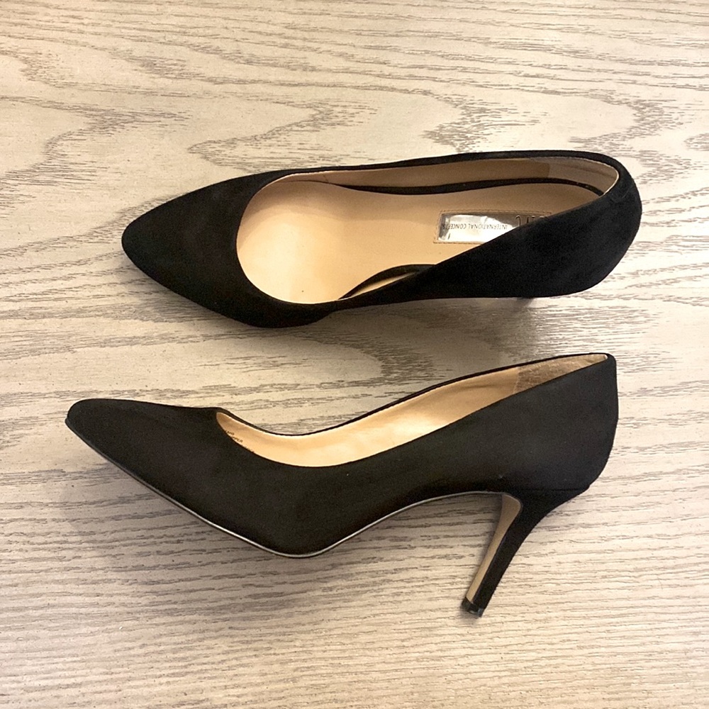 I.N.C Black Suede Heels